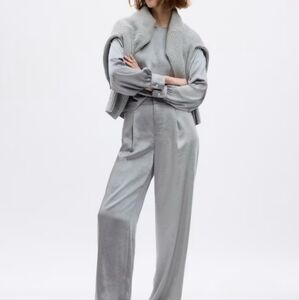 Gap Satin Wide Leg Trousers